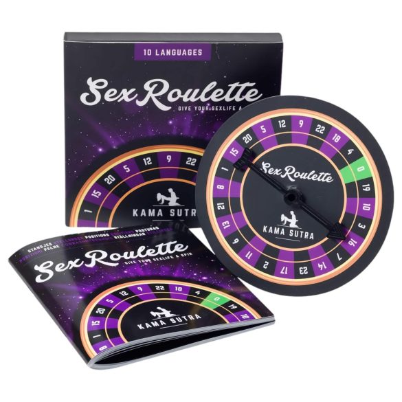 Sex Roulette Kama Sutra - erottinen lautapeli - 10 kielellä