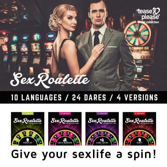 Sex Roulette Kama Sutra - erottinen lautapeli - 10 kielellä