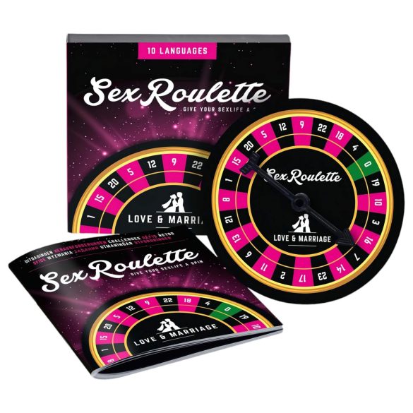 Seksiruletin Rakkaus & Avioliitto - seksipeli (10 kielellä)