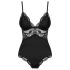 Obsessive 810-TED-1 - pitsinen body (musta) - L/XL