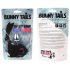 / FEELZTOYS Bunny Tails - metallinen anustappi pupuhännällä (hopea-musta)