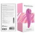FeelzToys - klitoriskiihotin ja vibraattori 2in1 - ladattava, pinkki