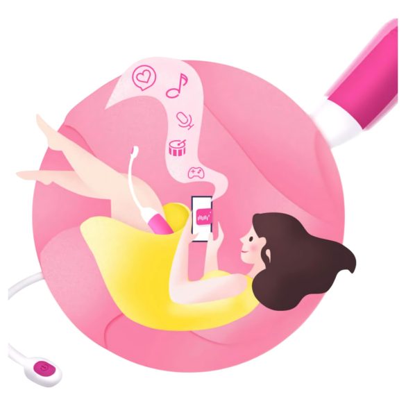 Magic Motion Vini - fiksu, ladattava värisevä muna (oranssi)