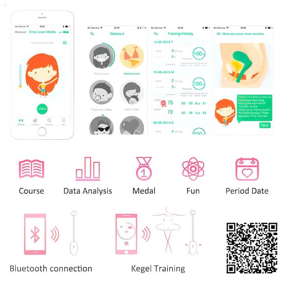 Magic Motion - älykkäät värisevät geishakuulat - pinkki
