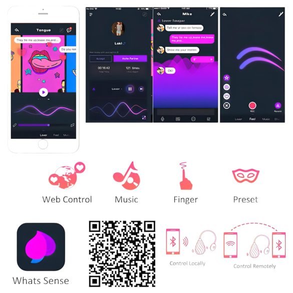 Magic Motion Sundae - vibraatiomuna - etäohjattava - ladattava - punainen