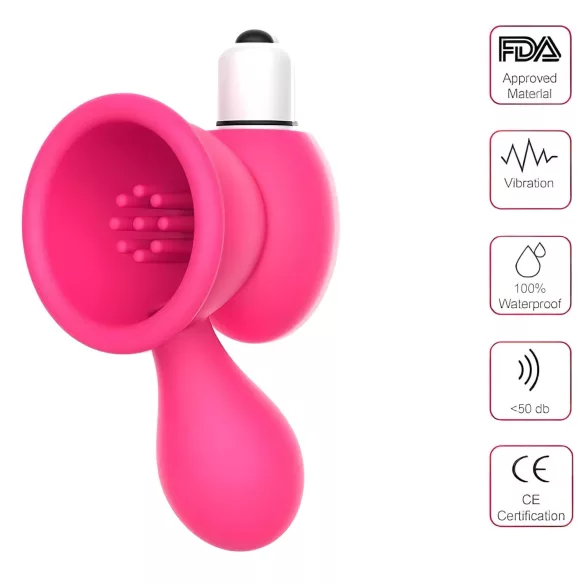 Aixiasia Bobo - rintojen imuvibraattori - pinkki
