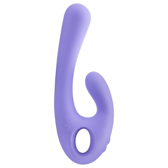 Nomi Tang Flex Bi - ladattava kaksivarrellinen vibraattori (violetti)