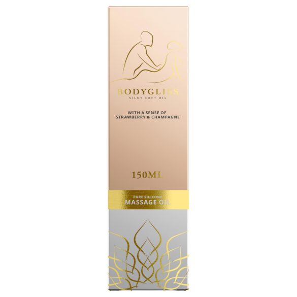 Bodygliss - hierontaöljy ja liukuvoide - mansikka (150ml)