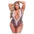 Baci Plus Size - pitsibody kukkakuviolla - iso koko