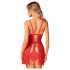Obsessive Claussica - babydoll & stringit (punainen)