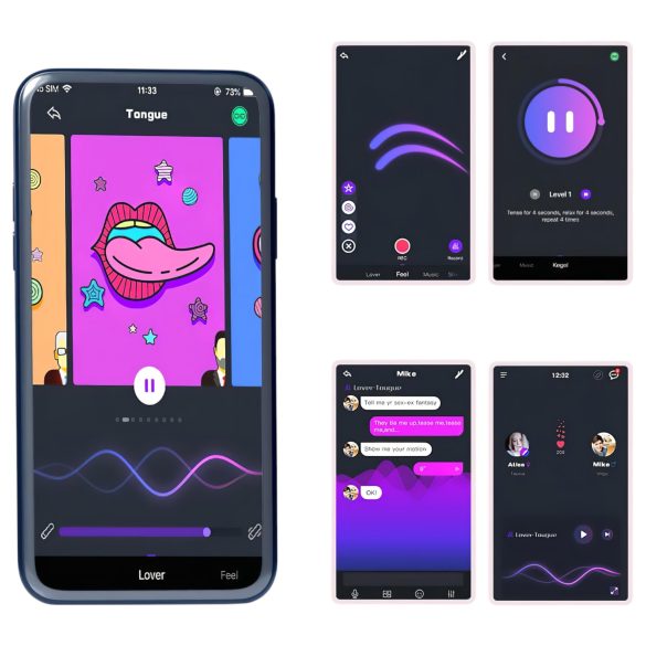 Magic Motion Crystal Duo - älykkäät geishakuulat - setti - vihreä