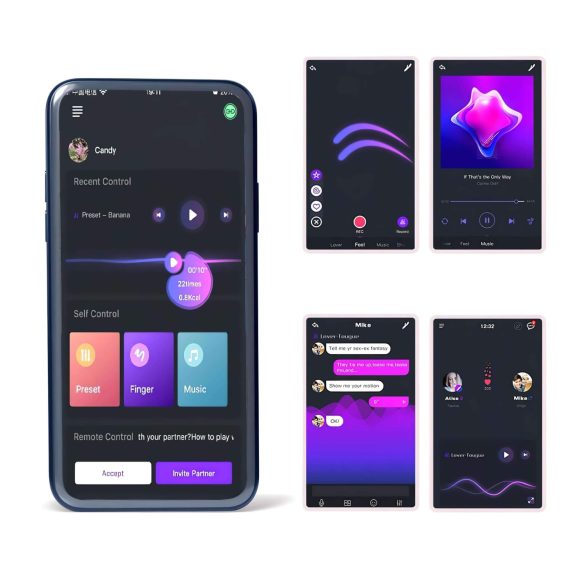 Magic Motion Rise - vibroiva penisrengas - ladattava - vihreä