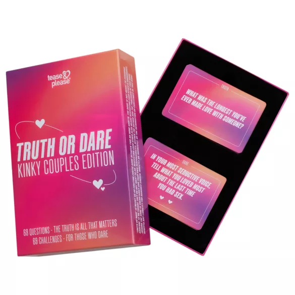 Tease&Please - paripeli parihaasteet - englanninkielinen