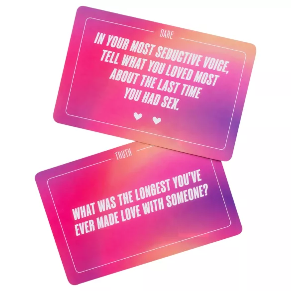 Tease&Please - paripeli parihaasteet - englanninkielinen