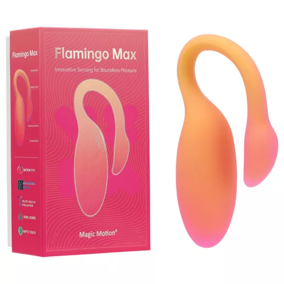 Magic Motion Flamingo Max - vibraatiomuna - kauko-ohjattava - oranssi