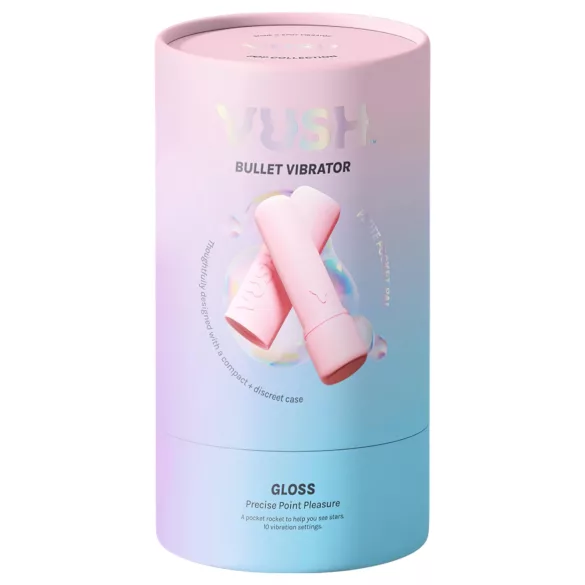Vush - mini vibraattori - ladattava, vedenkestävä - pinkki