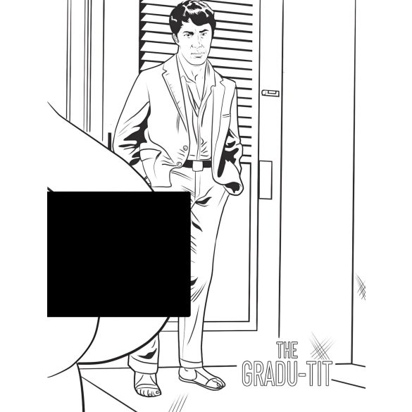 WoodRocket - Aikuisten värityskirja - rinnat-aihe - paperi